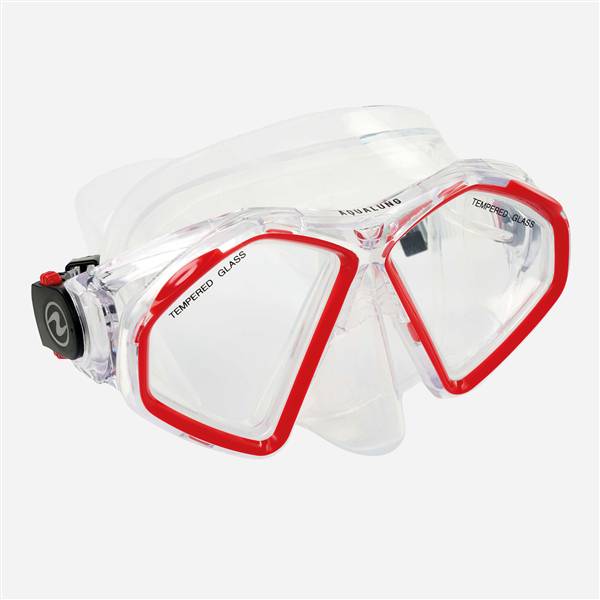 MASCHERA HAWKEYE TRANSP/RED
