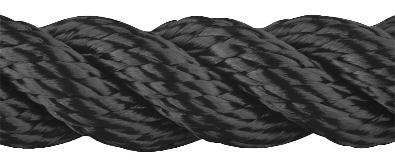 Cima Ritorta 3 Capi Nera Diam.16