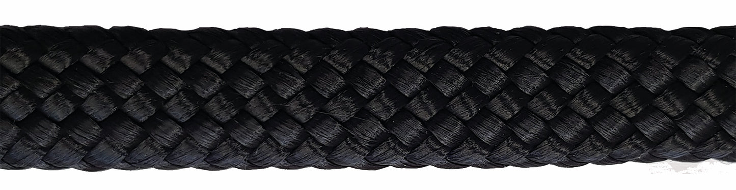 Treccia Piatta 24 Fusi Mm.8 Nero