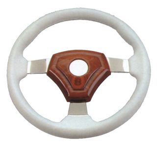 Volante In Poliuret. Bianco Diam.35