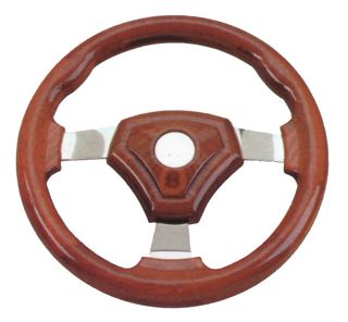 Volante In Legno Con Coprirazze