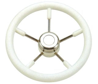 Volante Poliur.bianco D35