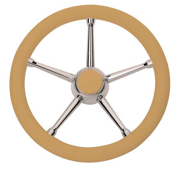 VOLANTE INOX IMPUGNAT.AVORIO CM.35