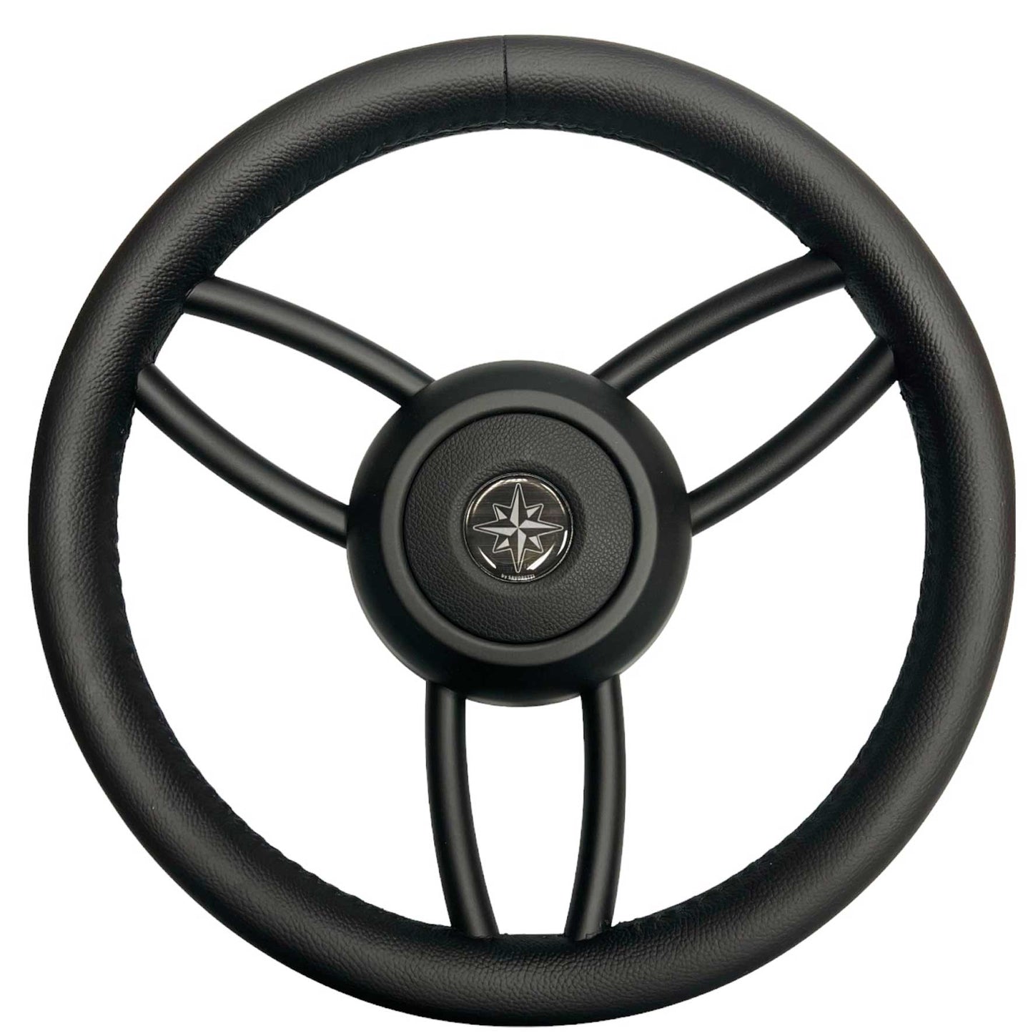 Volante Inox Nero Imp.pol.nero