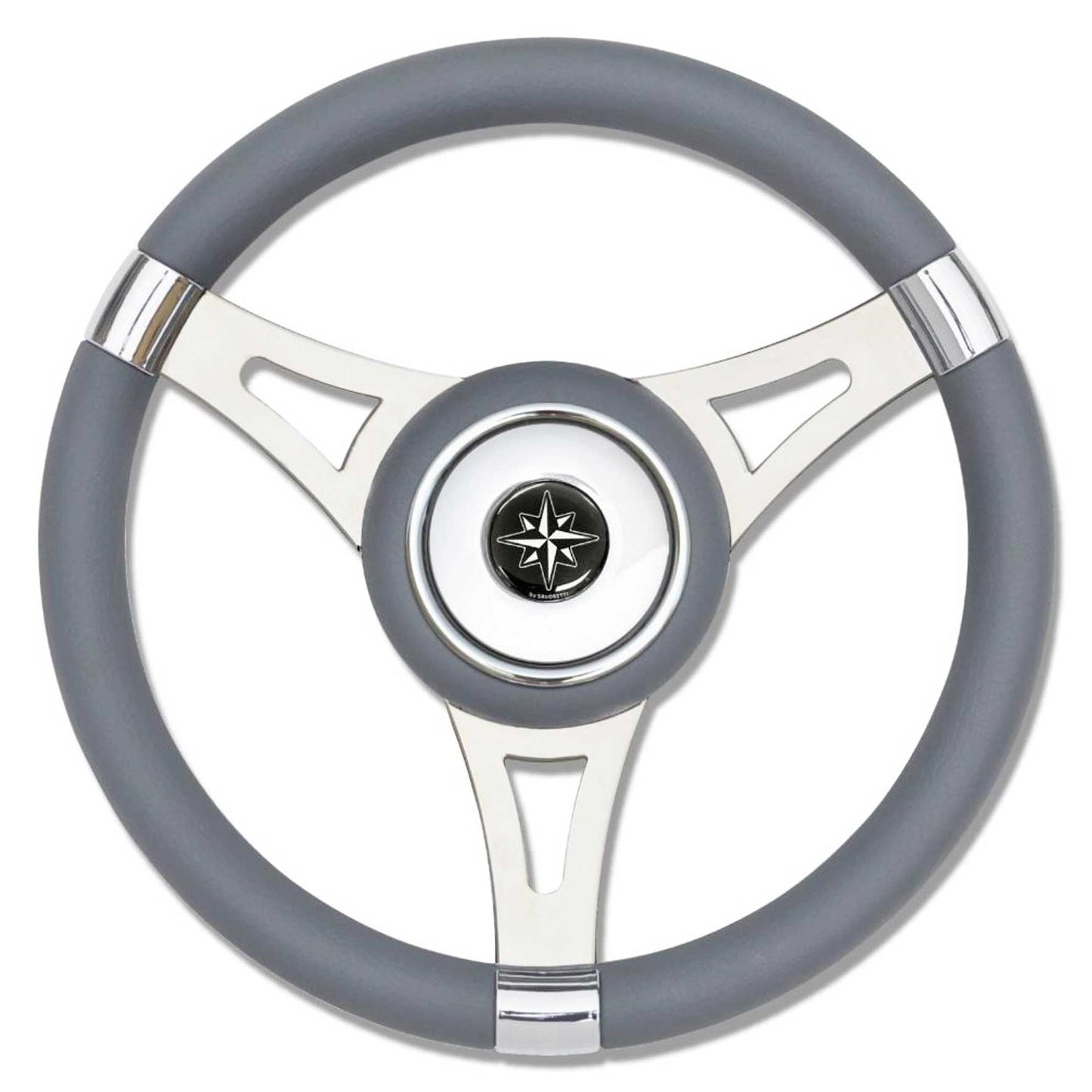 Volante Inox Imp.pol. Grigia