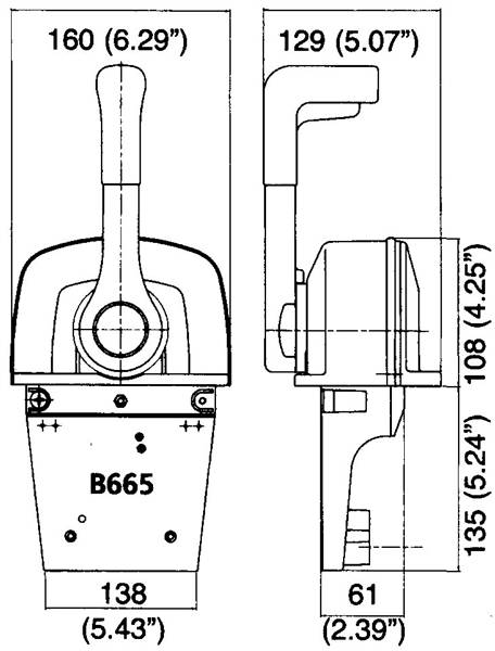 MONOLEVA B665 PER UN MOTORE