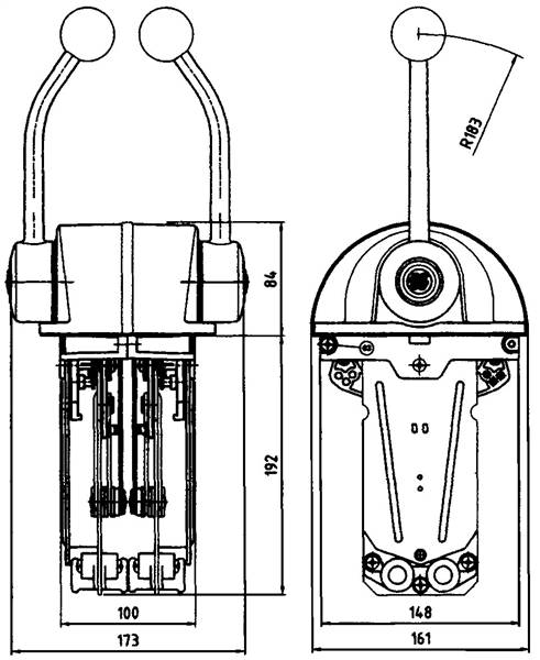 MONOLEVA DOPPIA CROM. 2 MOT. B302CR