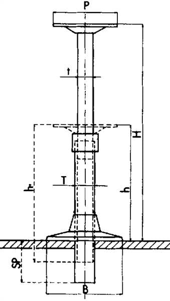 SUPPORTO TAV. BESENZONI T131 FISSO