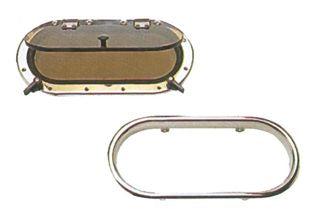 Oblo' Ovale Inox Mm.460x260