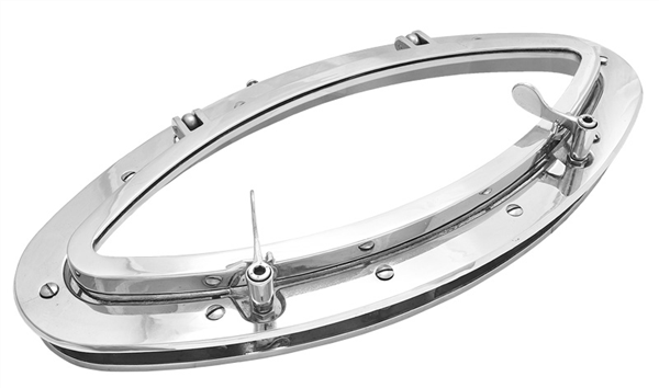 OBLO ELITTICO OTTONE CROMATO