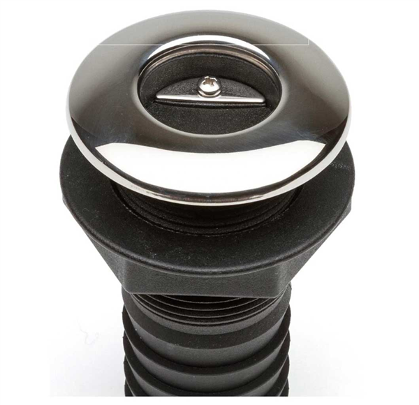 PASSASCAFO VALVOLATO COLLARE INOX MM.38