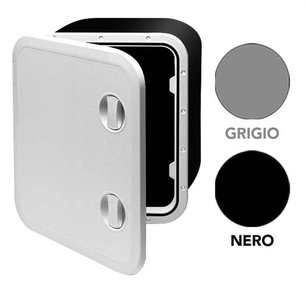 SPORTELLO C/CONTENITORE GRIGIO