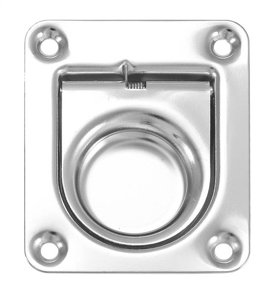 MANIGLIA A FILO MM.64X57 IN AC.INOX