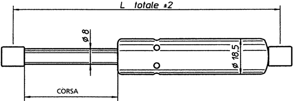 MOLLA A GAS U260-40