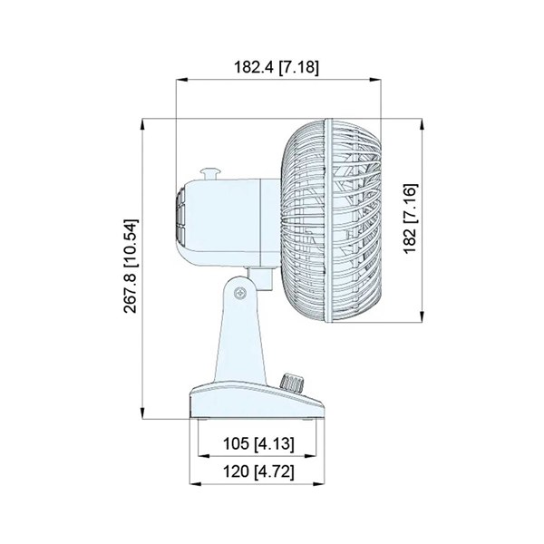 ELETTROVENTILATORE 1 SPEED TMC 12V