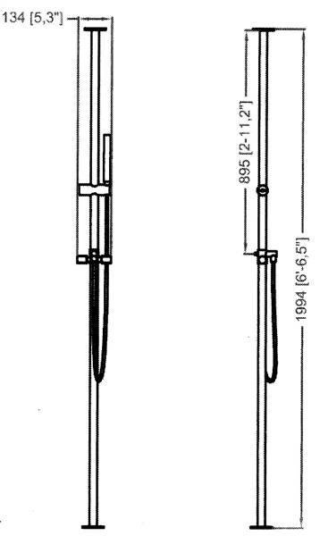 COLONNA DA TERRA C/DOCCETTA