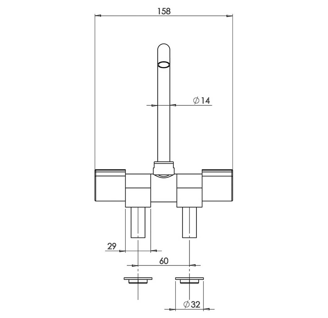 Rubinetto Girevole Acqua Calda/fredda