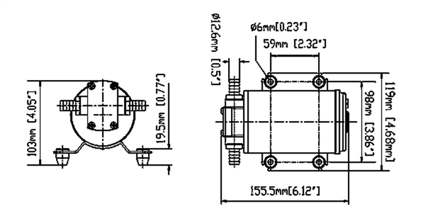 POMPA INGRANAGGI 30 LT/MIN 24V