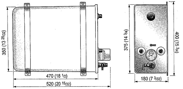 BOILER 16L 1200W C/SCAMBIATORE