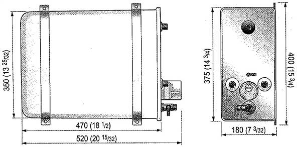 BOILER 16L 1200W C/SCAMBIATORE