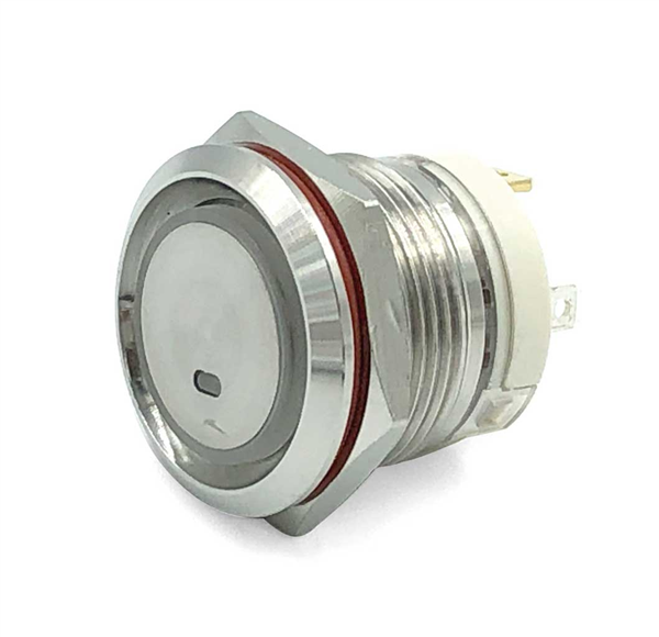 INTERRUTTORE 20A ON-OFF MOM. ROSSO