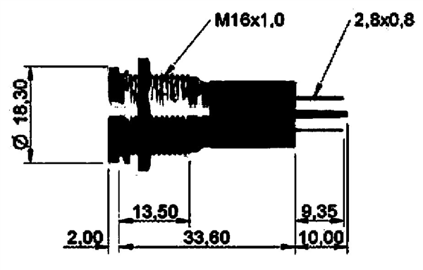 SPIA LED MM.16 VERDE 12 V
