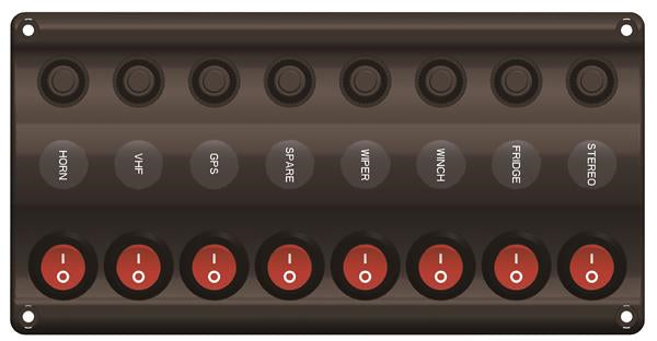 Pannello Elettrico 8 Interruttori
