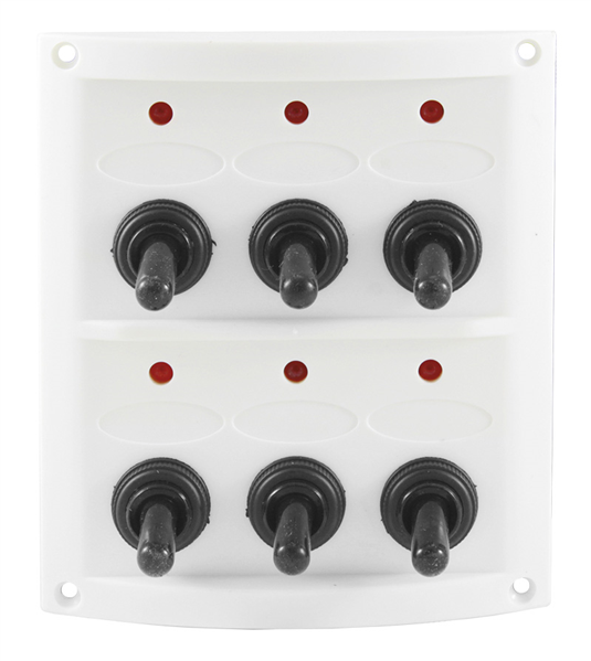 PANNELLO ELETTRICO 6 INTERRUTTORI