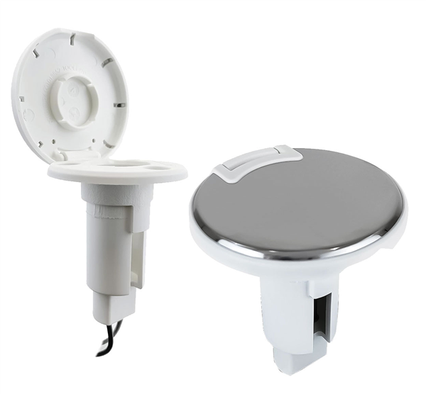 BASE TONDA ATTWOOD INOX/BIANCO