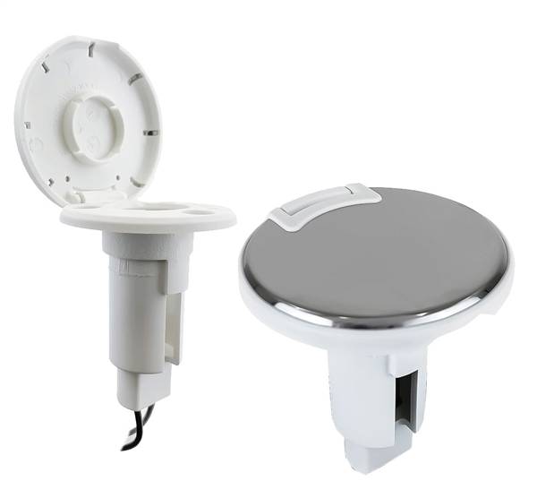 BASE TONDA ATTWOOD INOX/BIANCO