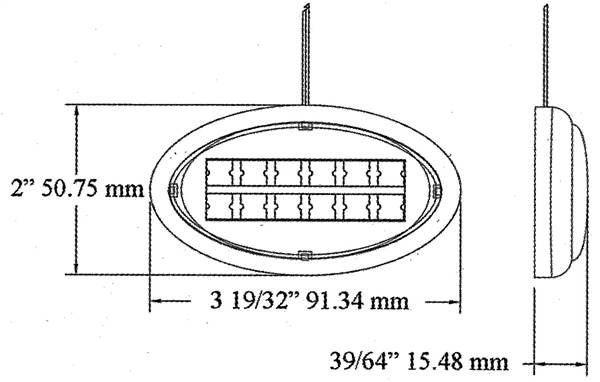 LUCE LED PER INTERNI BARNEGAT 12/V