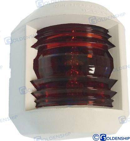 FANALE PLASTICA BIANCA LUCE ROSSA