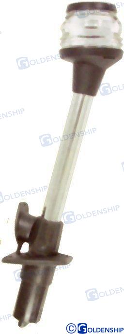 Fanale 360° Nero Led C/asta Estraib