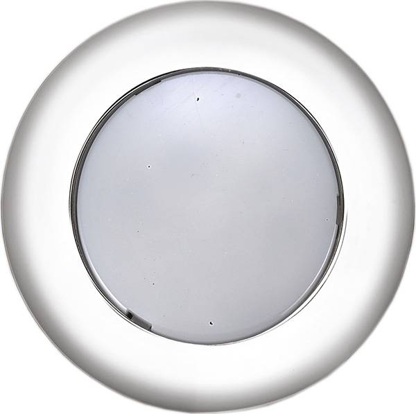 LUCE LED BIANCA CALDA CORNICE INOX