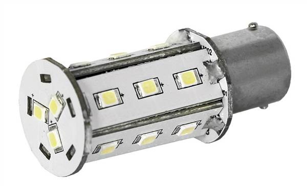 LAMPADA 30 LED BA15S LUCE VERDE