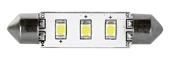 LAMPADA 3 LED SV8.5 MM.37 LUCE FREDDA
