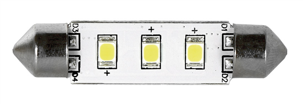 LAMPADA 3 LED SV8.5 MM.42 LUCE FREDDA