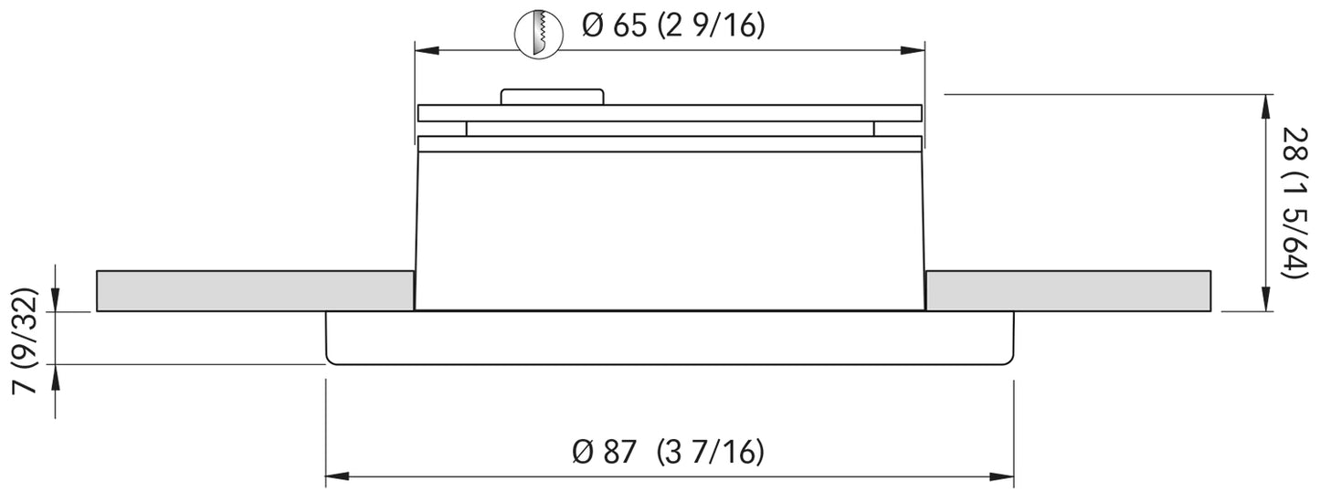Luce Led Chiara 4w Ip66 Caldo Inox L.