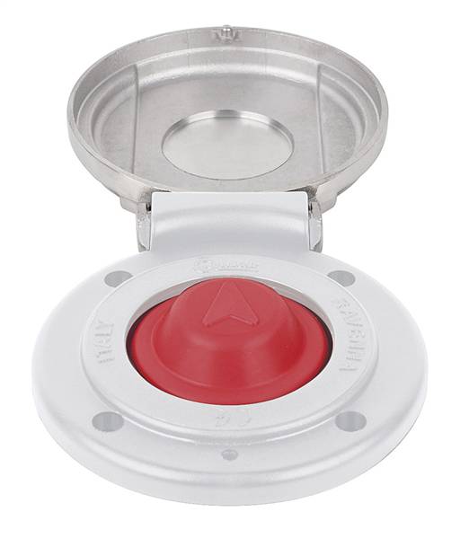 PULSANTE A PIEDE DOWN INOX/BIANCO