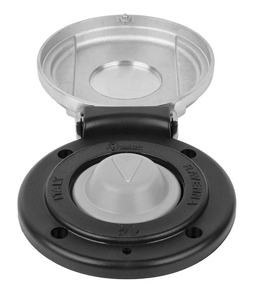 PULSANTE A PIEDE UP INOX/NERO