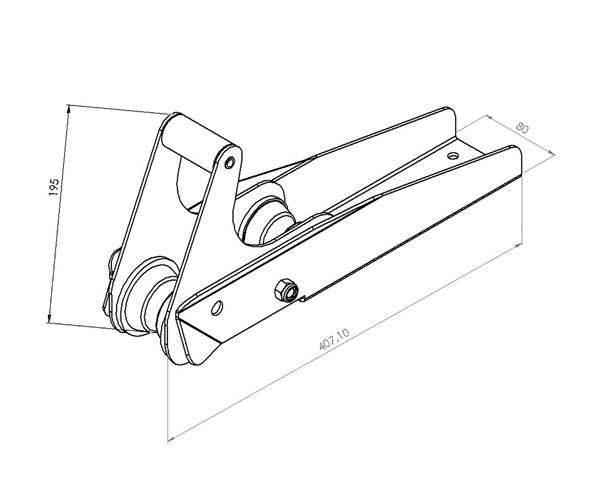 MUSONE INOX A RIBALTA MM.400