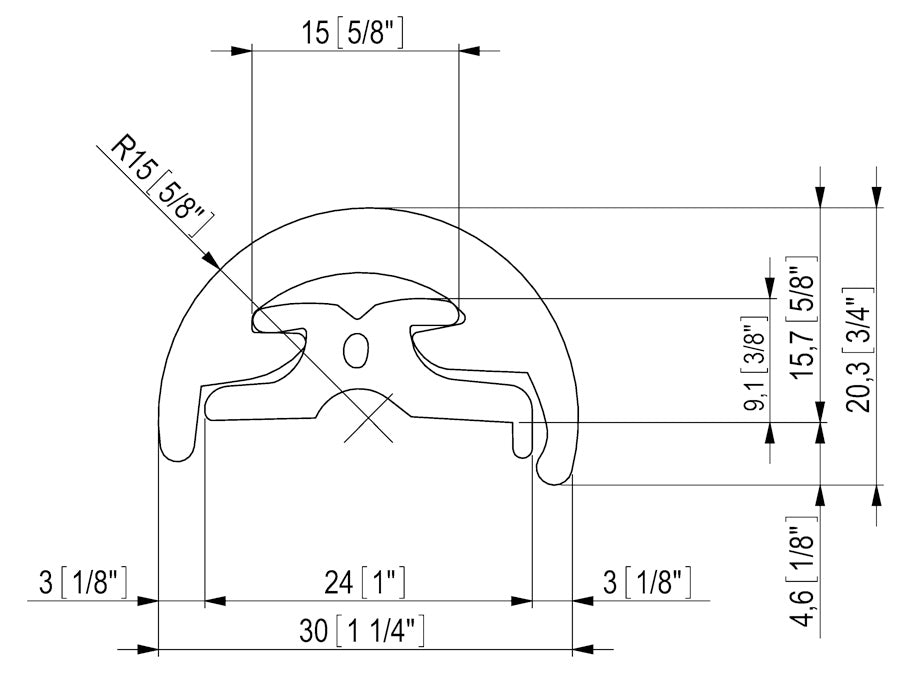 Terminale Pvc Radial 30
