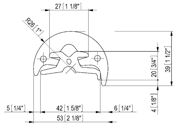 COPRIGIUNTA INOX RADIAL 52