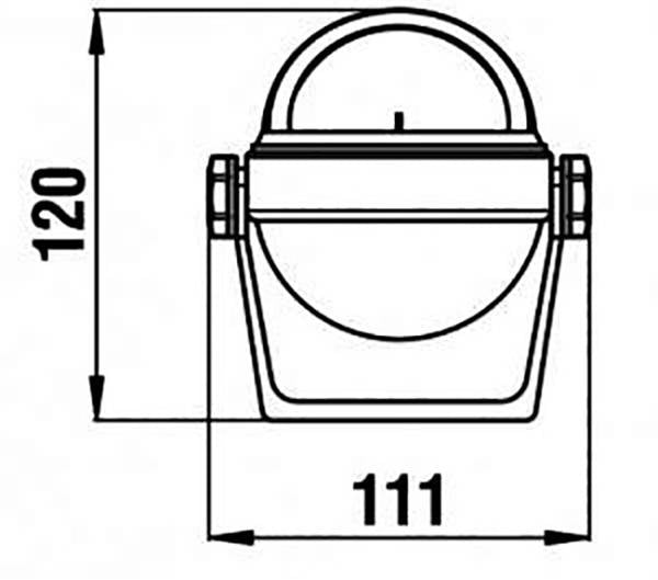 BUSSOLA RIVIERA MOD.BS2 COL.NERO