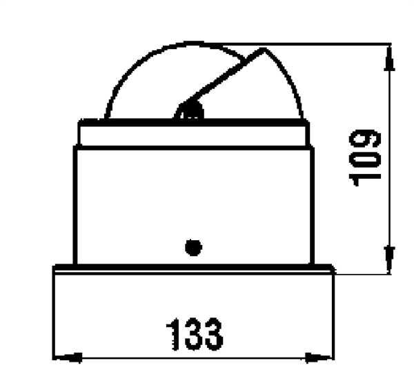 BUSSOLA ARTICA CHIESUOLA 2"3/4 NERO