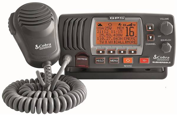 VHF COBRA MR F77 EU NERO