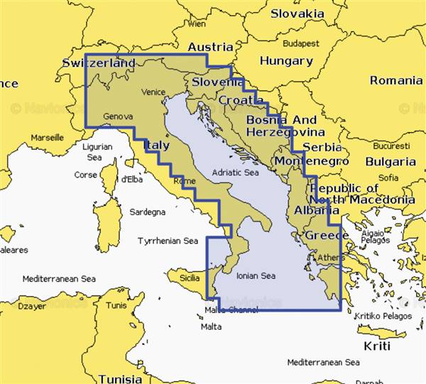 NAVIONICS+ REG. ADRIATICO NAEU014R