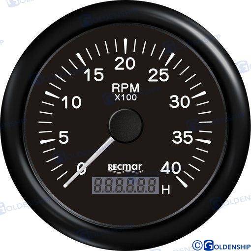 CONTAGIRI 0-4000 RPM NERO