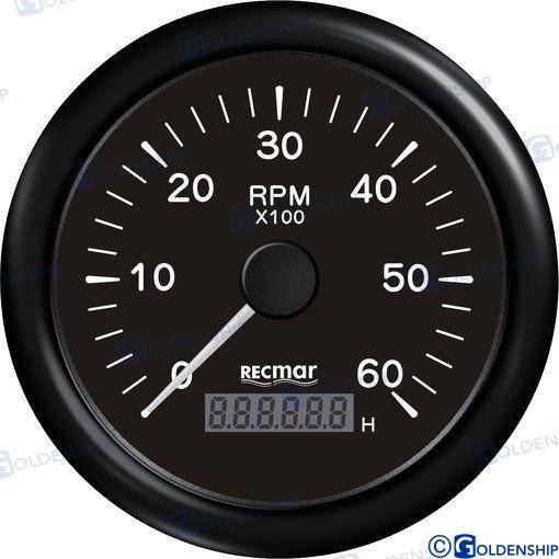 CONTAGIRI 0-6000 RPM NERO