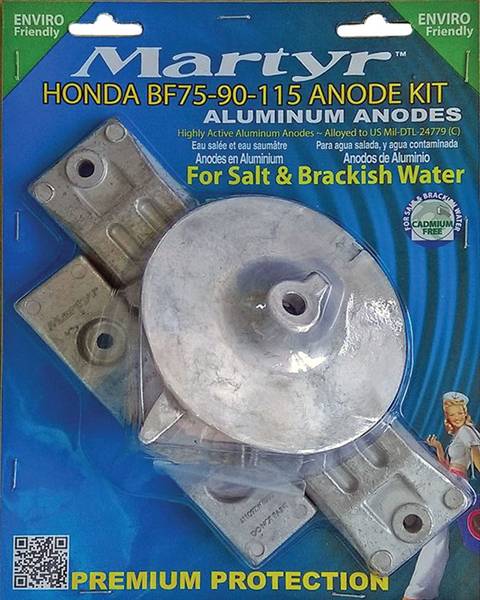 KIT ANODI HONDA BF75-90-115